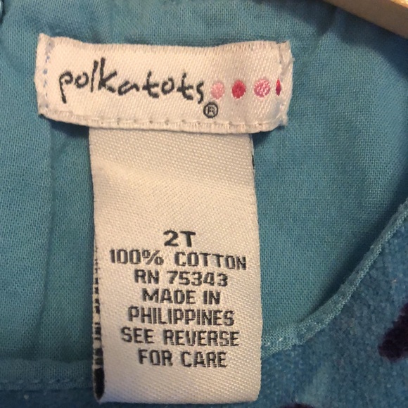 Polkatots dress. Size 2T - Picture 5 of 5